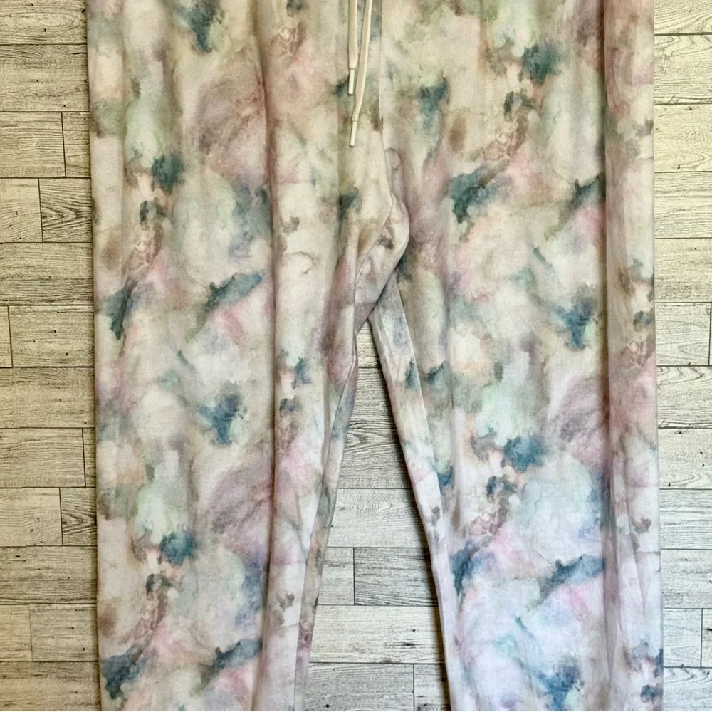 P.J. Salvage Women's Marble Vibes Tie Dye Banded Pajama Lounge Pants Sz: X-Large
